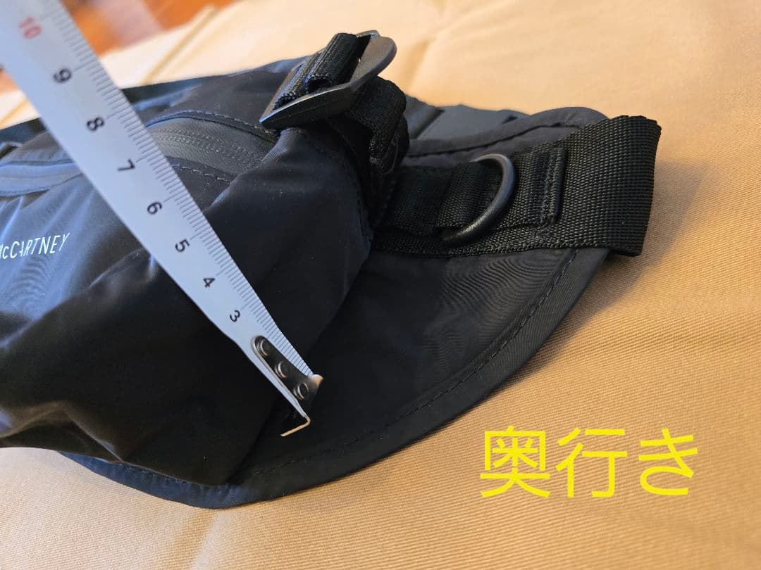 美品♪adidas STELLA McCARTNEY ボディバッグ ブラック