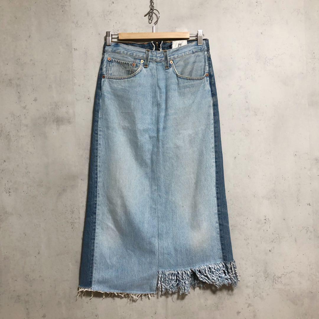 1er Arrondissement × リーバイス リメイクデニムスカート