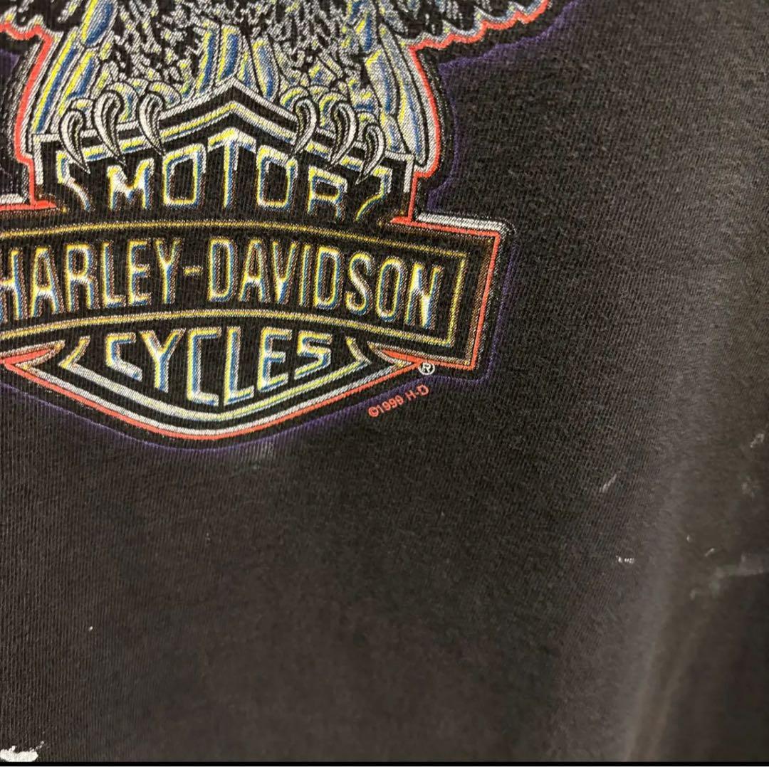 Harley-Davidson イーグル刺繍 Tシャツ