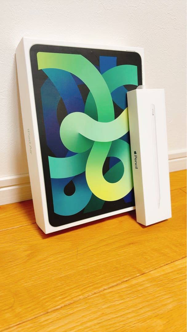 iPad Air 第4世代 256GB グリーンと Apple Pencil 2