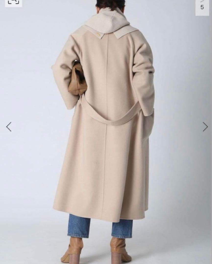 Deuxieme Classe ベージュロングコート