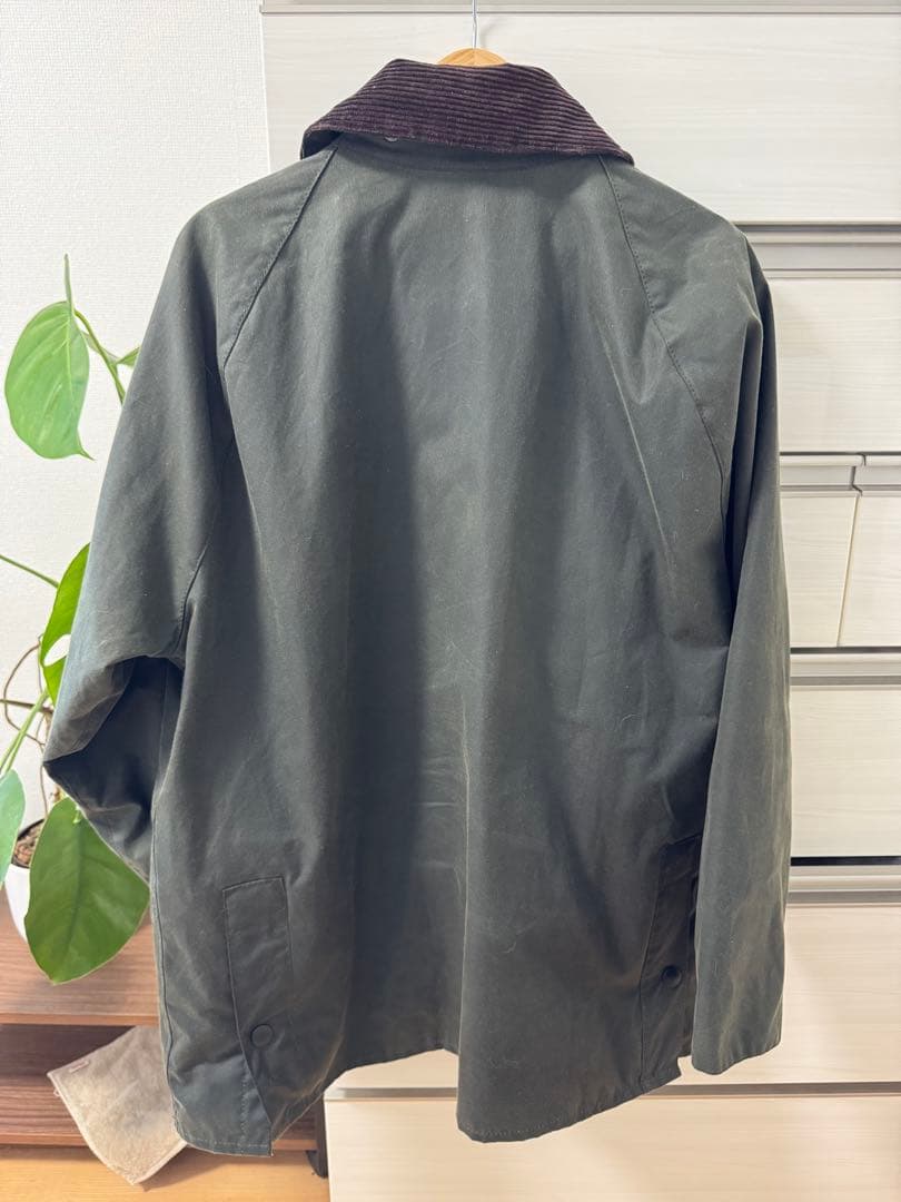 ハ*ン様 【美品】Barbour BEDALE 44 セージ 英国製 オーバーサ