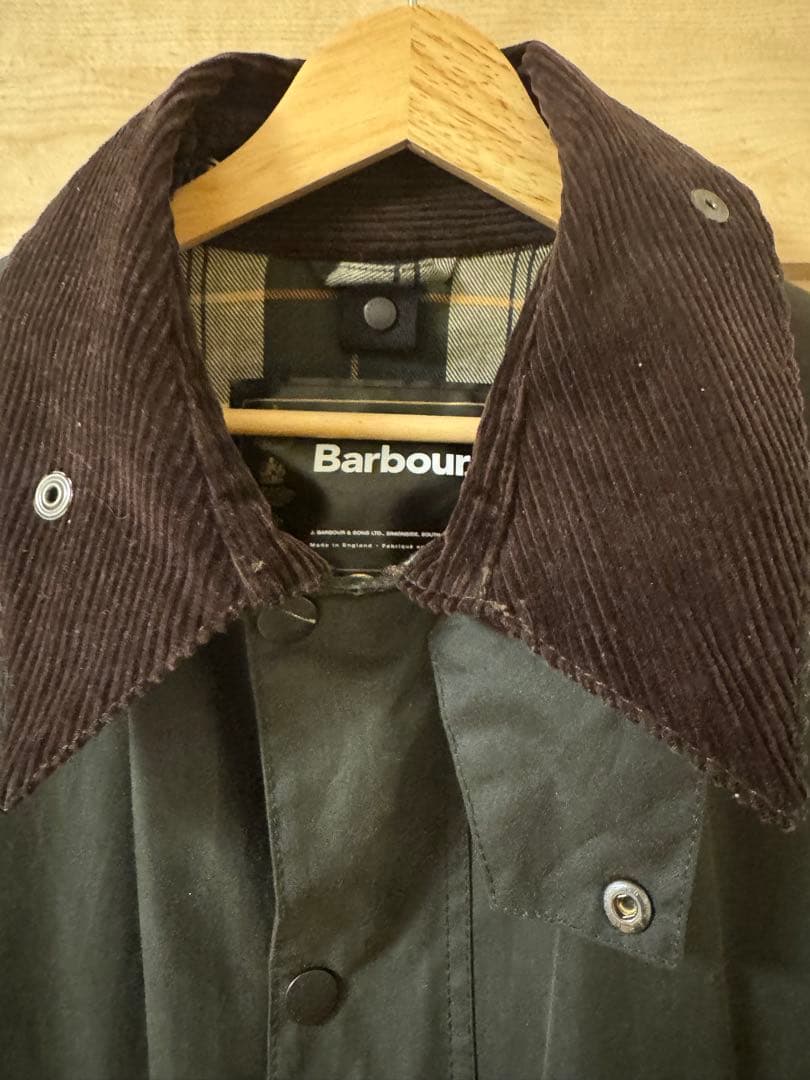 ハ*ン様 【美品】Barbour BEDALE 44 セージ 英国製 オーバーサ