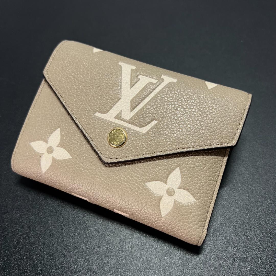 正規品＆超人気品‼️ ルイヴィトン バイカラー ヴィクトリーヌ 三つ折り財布