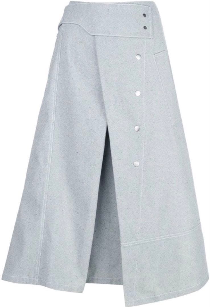3.1 Phillip Lim スリーワンフィリップリム ラップスカート デニム