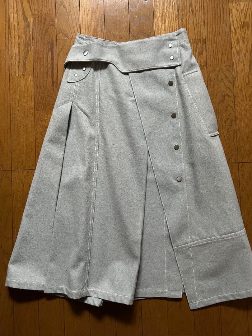 3.1 Phillip Lim スリーワンフィリップリム ラップスカート デニム
