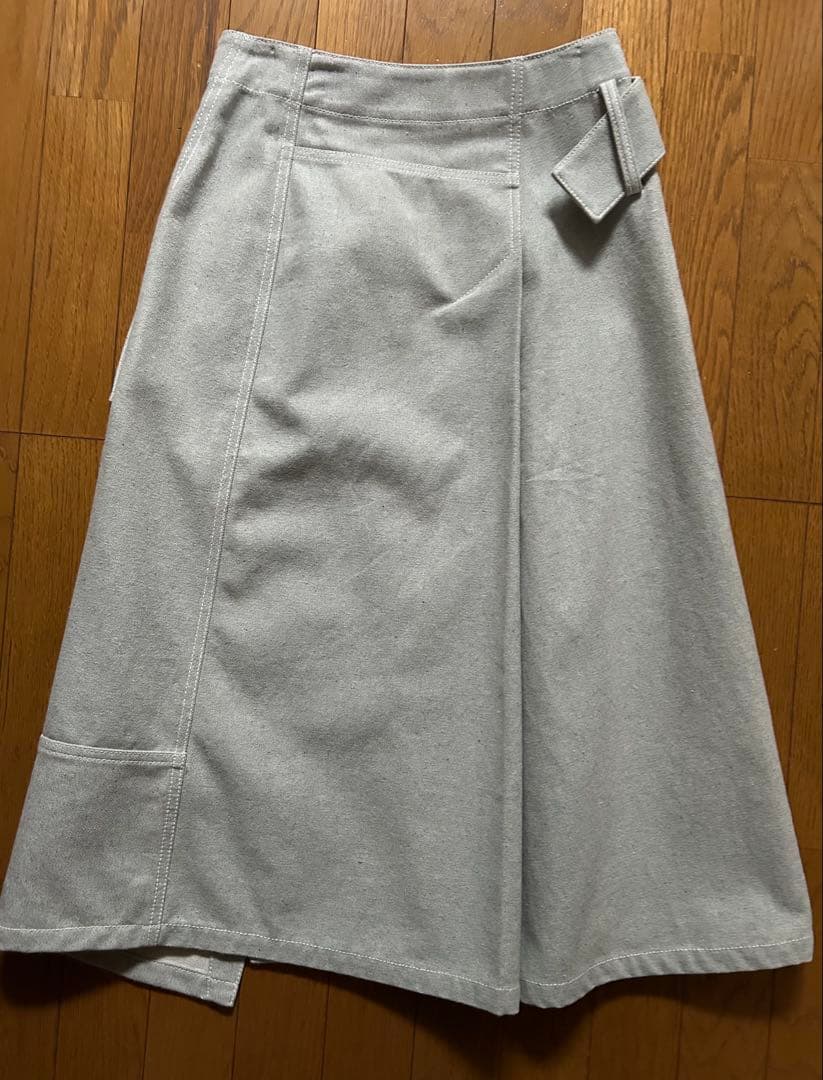 3.1 Phillip Lim スリーワンフィリップリム ラップスカート デニム
