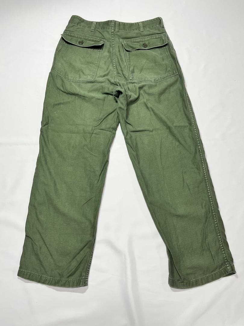 米軍実物OG-107 ベイカーパンツ 68年会計 サイズ表記34×31 used