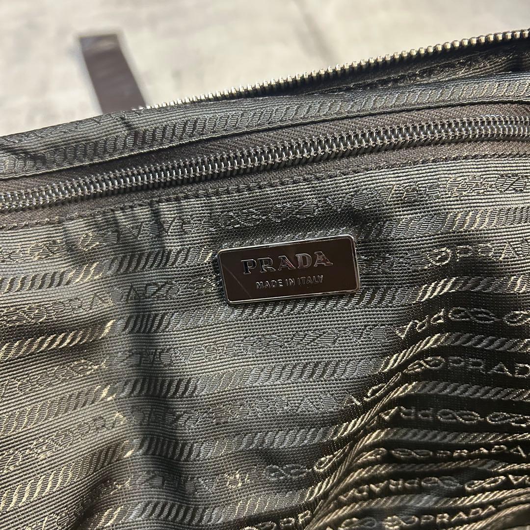 バッグ 95ss archive Prada Leather Boston Bag