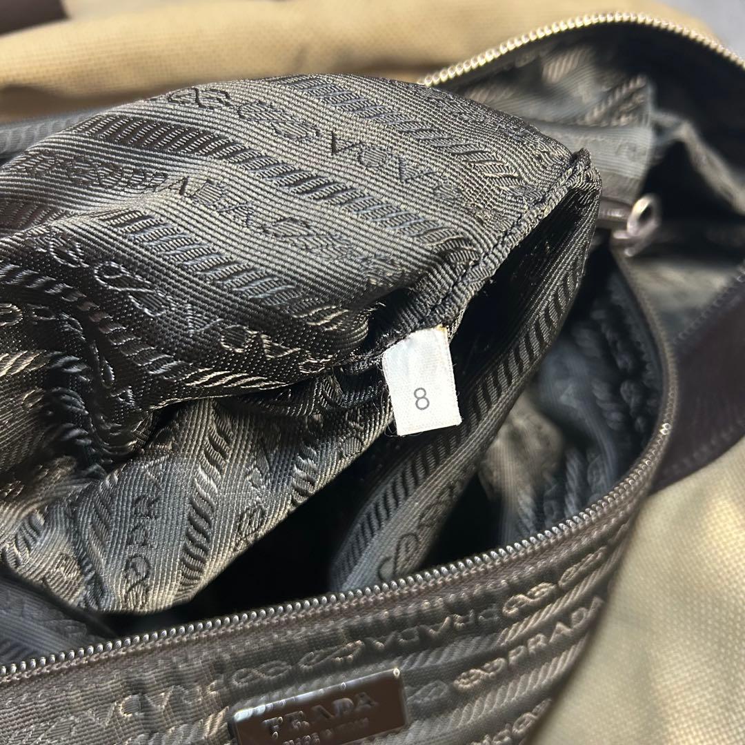 バッグ 95ss archive Prada Leather Boston Bag