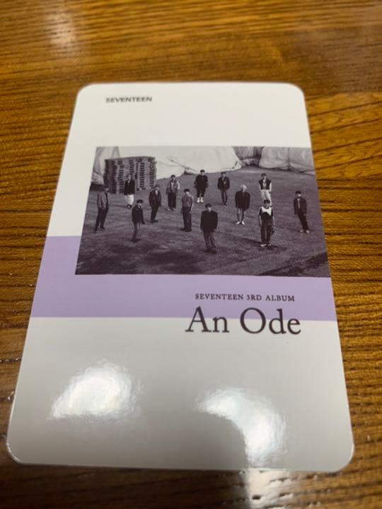 SEVENTEEN AnOde 中国限定トレカ　ウジ