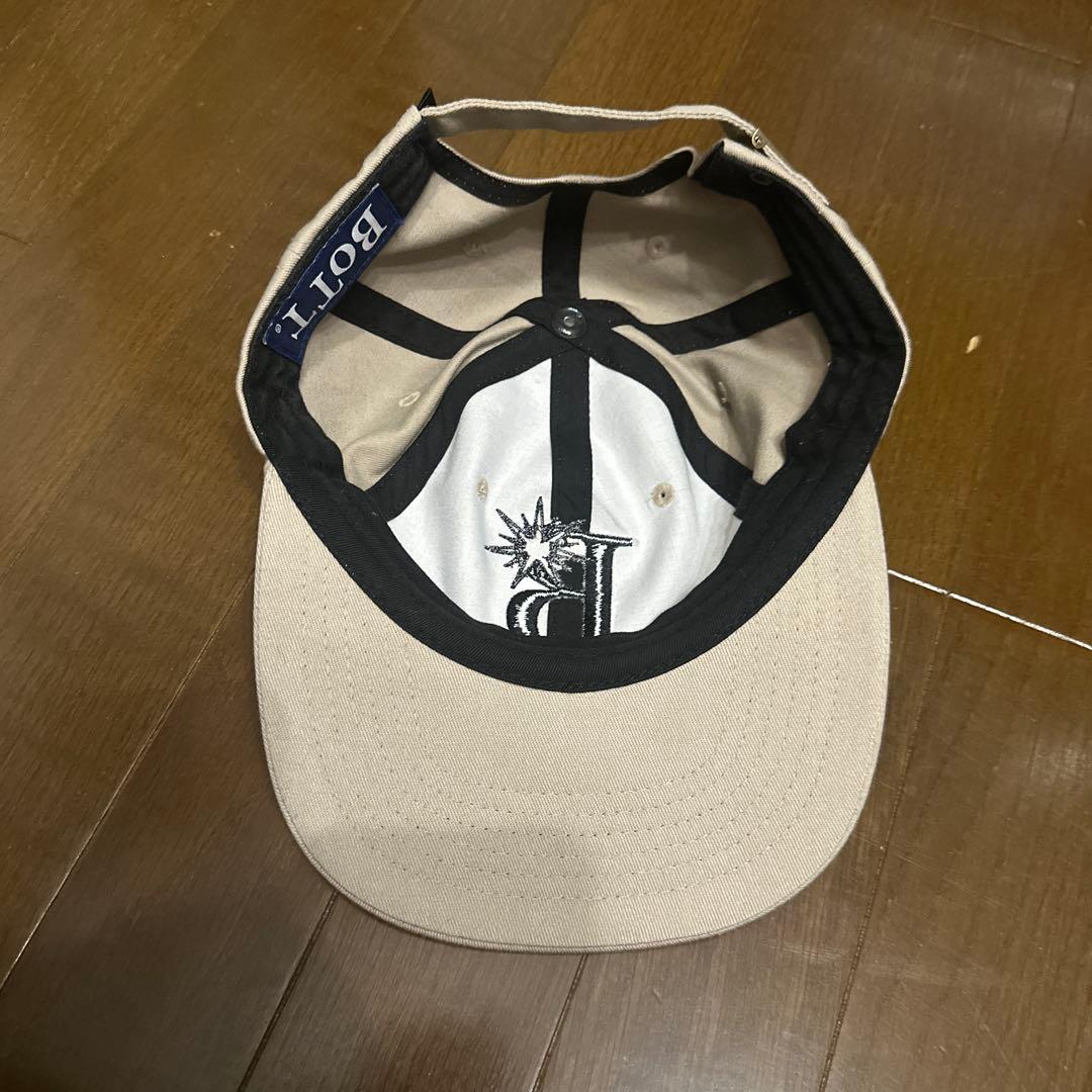 BOTT ボット 新品 ベージュ 未使用 コットン キャップ CAP ロゴ