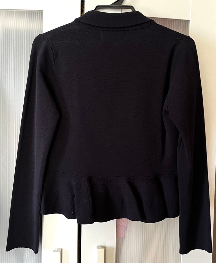 【新品未使用】ANAYI ペプラム付きジャケット　濃紺Made in Italy