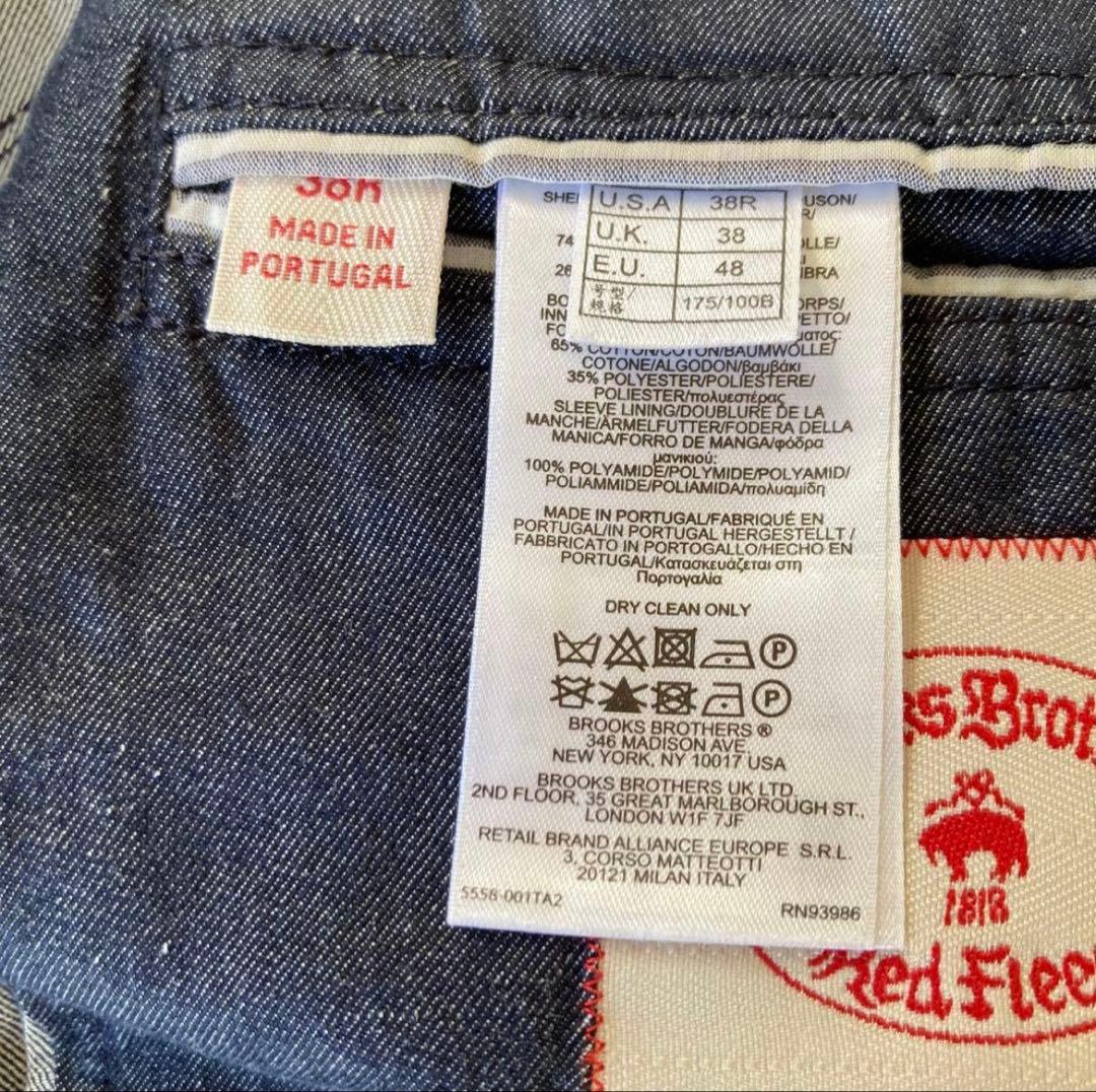 Brooks Brothersブレザー 金ボタン Red Fleece