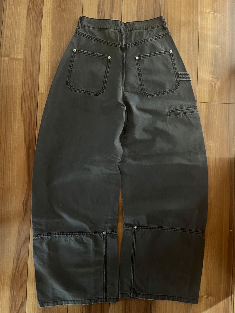 新品で特価！MAISON SPECIAL ブラック ワイドパンツ