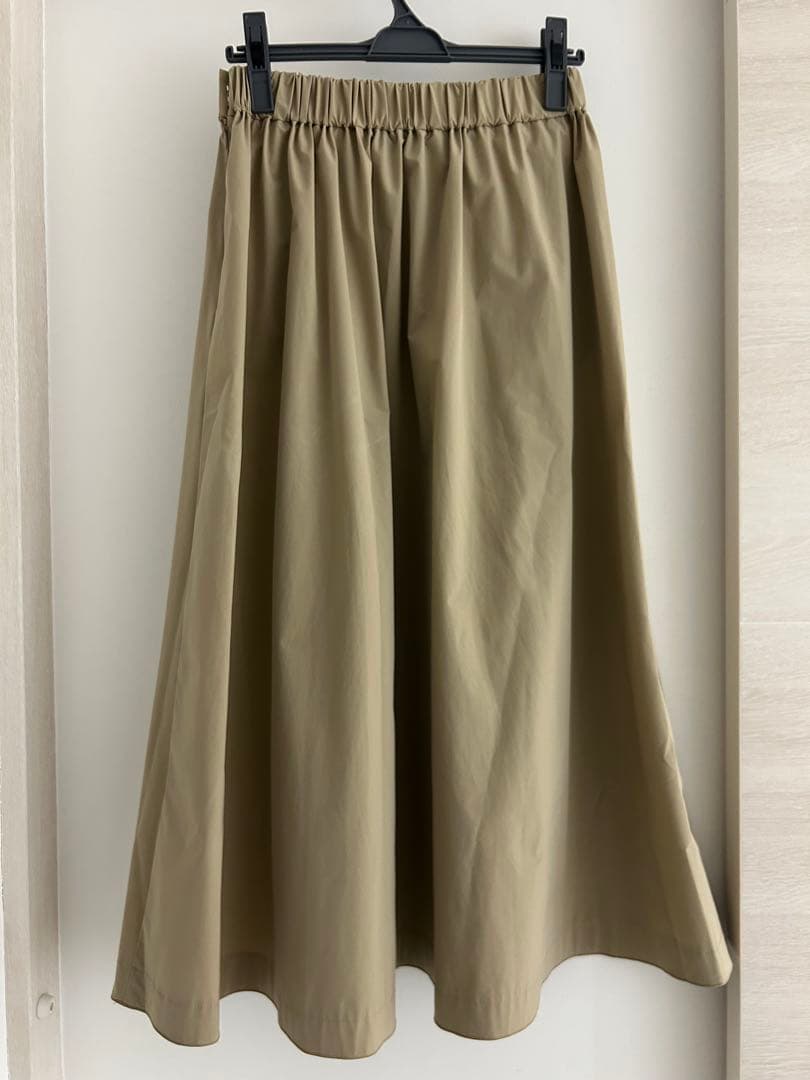 新品 24ss ボールジィ ストレッチタフタ ボリュームギャザースカート
