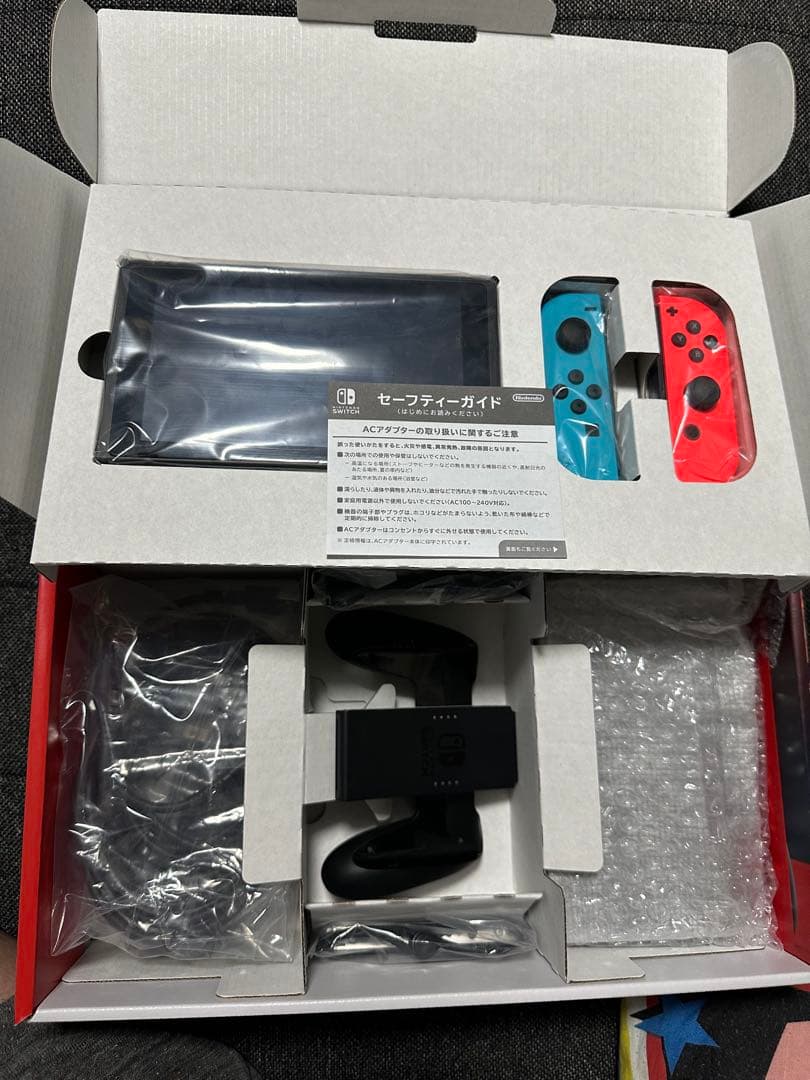 Nintendo Switch 本体 ネオンブルー/ネオンレッド　付属品完備