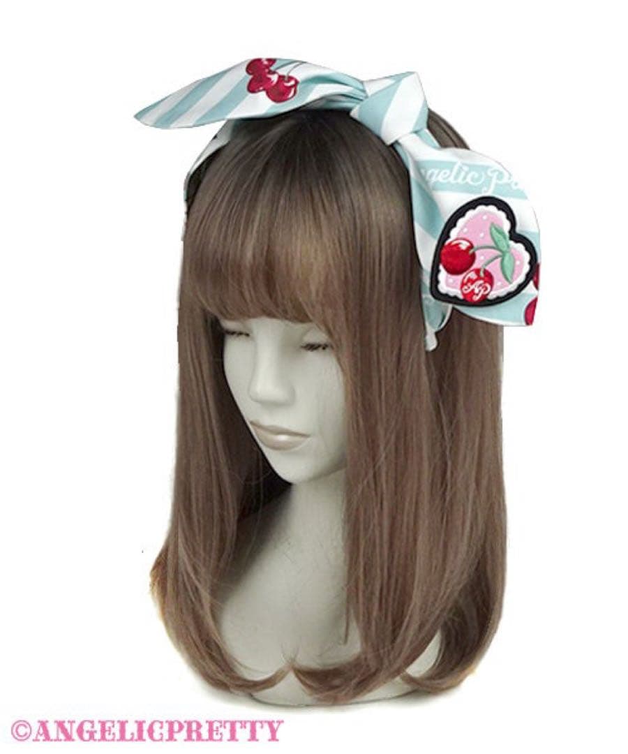 Angelic Pretty Cherry Stamp JSK、カチューシャ