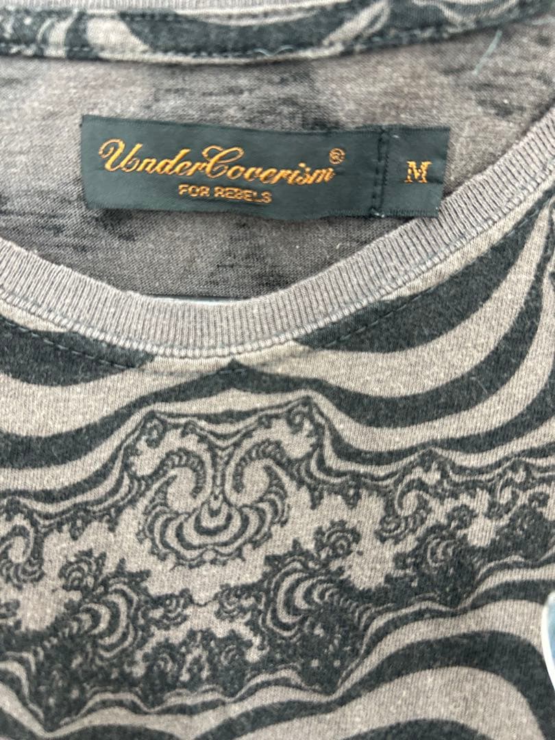 アンダーカバー SCAB期 総柄Tシャツ 民族柄