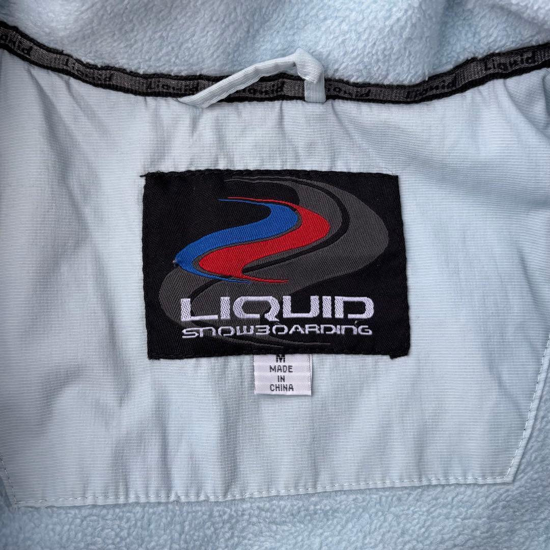 00s LIQUID スノーボードジャケット スキーウェア ギミック 水色