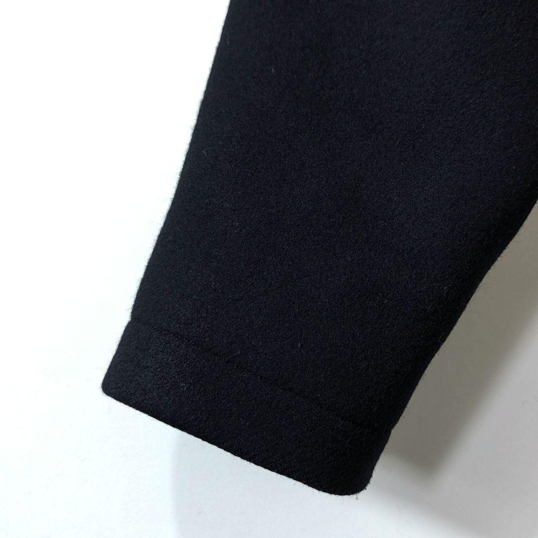 超高級★美品◎パブリックトウキョウ　ジップブルゾン　黒　ウール　S