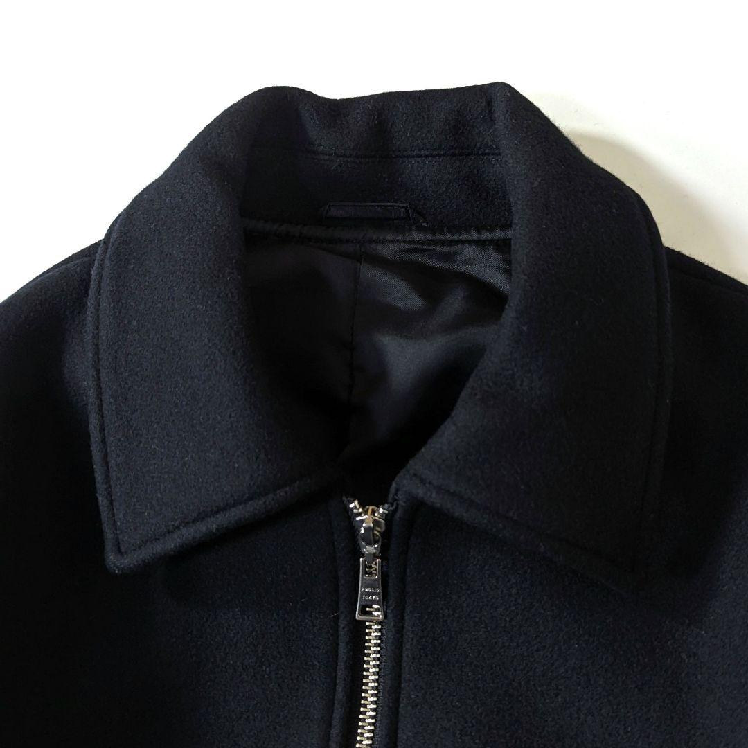超高級★美品◎パブリックトウキョウ　ジップブルゾン　黒　ウール　S