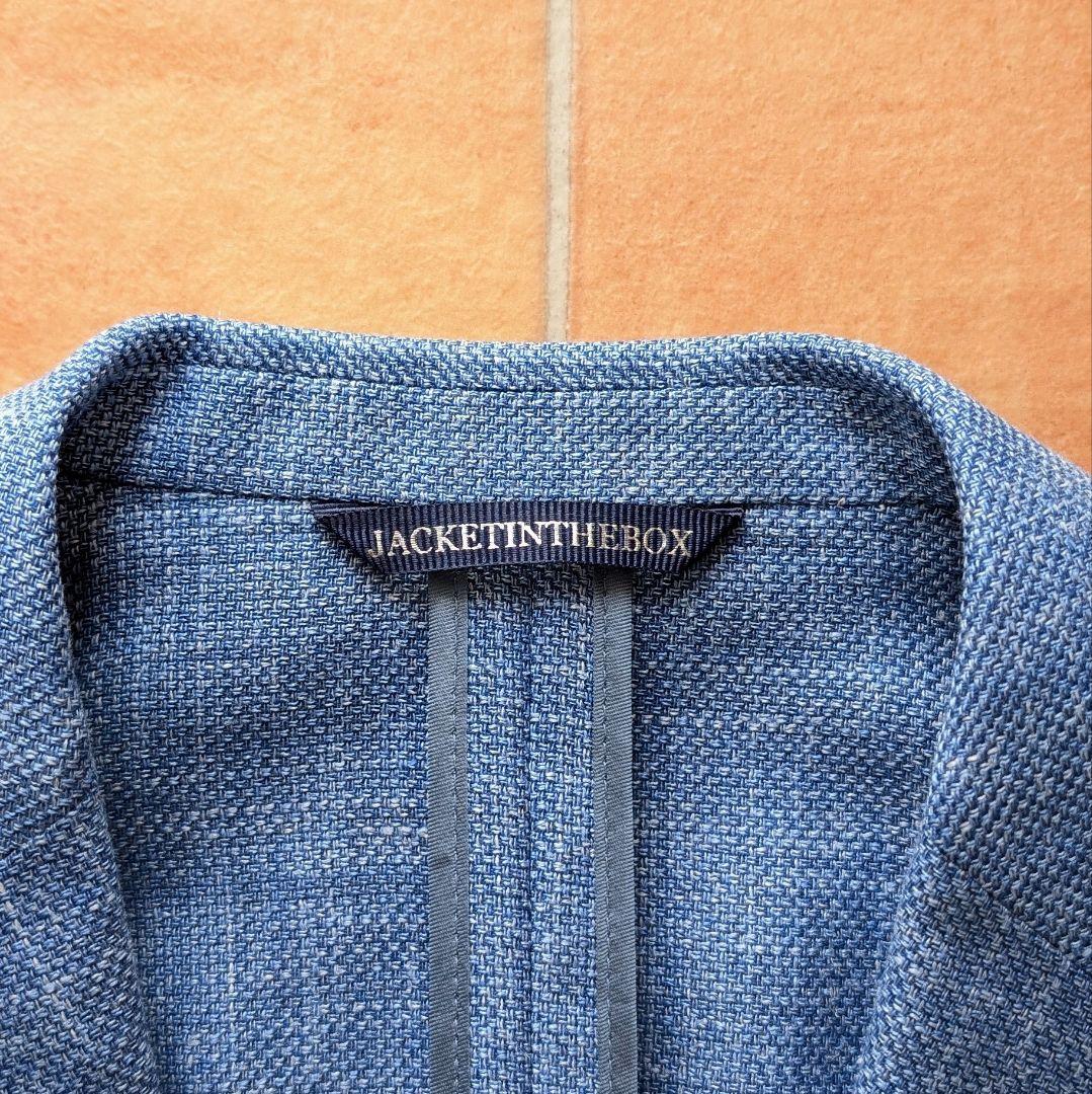 【定価26万】Belvest JACKET IN THE BOX ブルー リネン