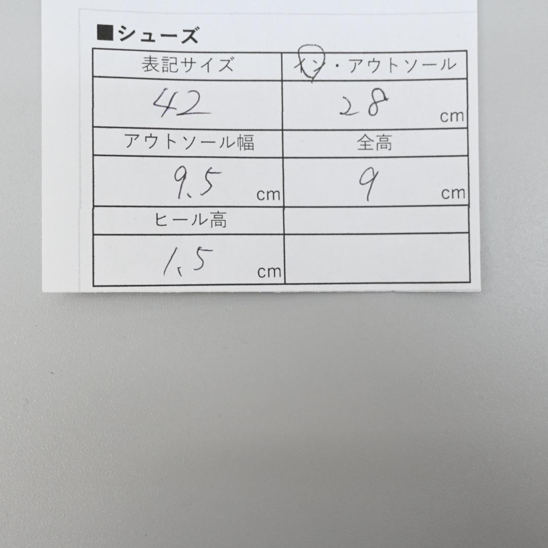 ■ 43534★年 HERMES エルメス メンズ 42 デッキシューズ