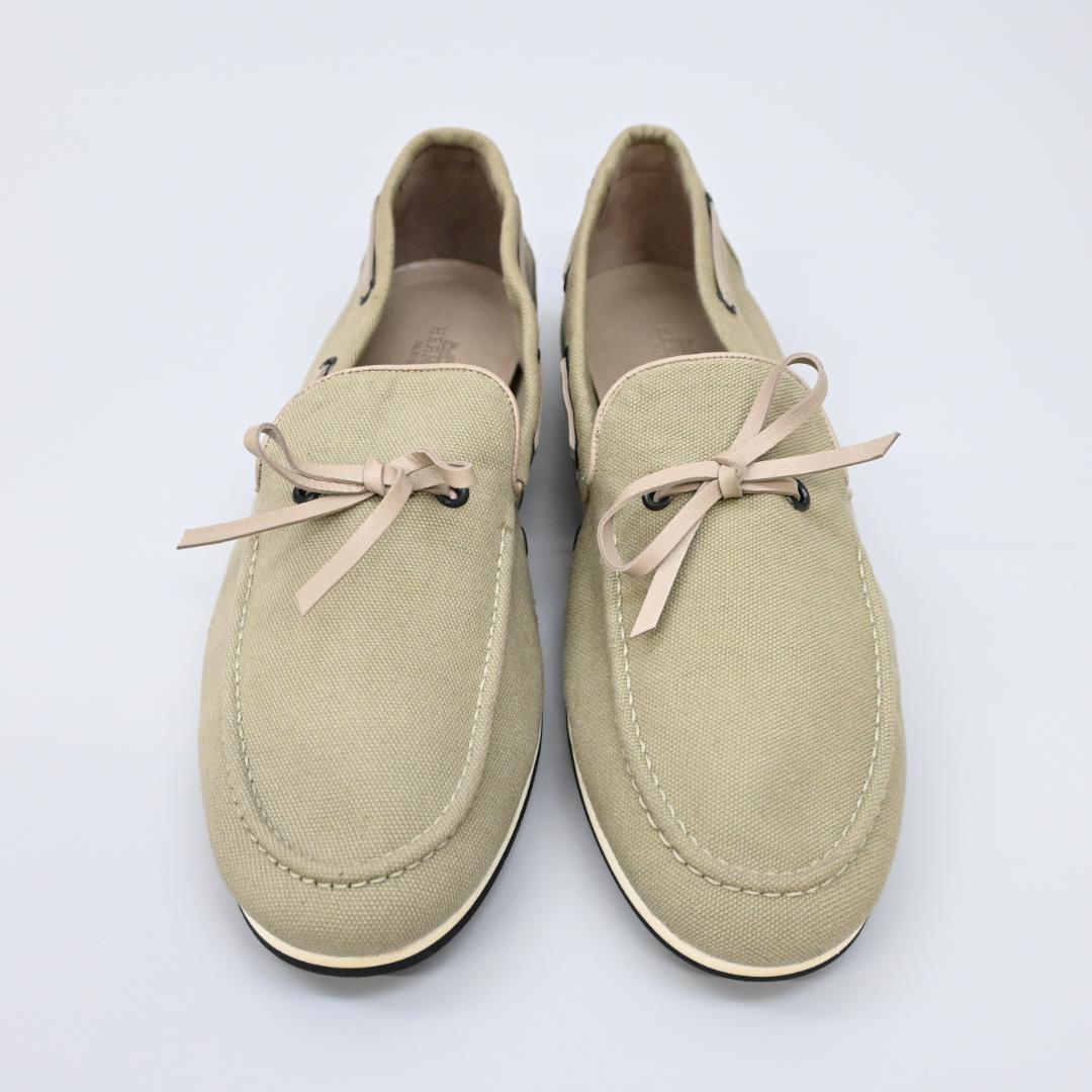 ■ 43534★年 HERMES エルメス メンズ 42 デッキシューズ