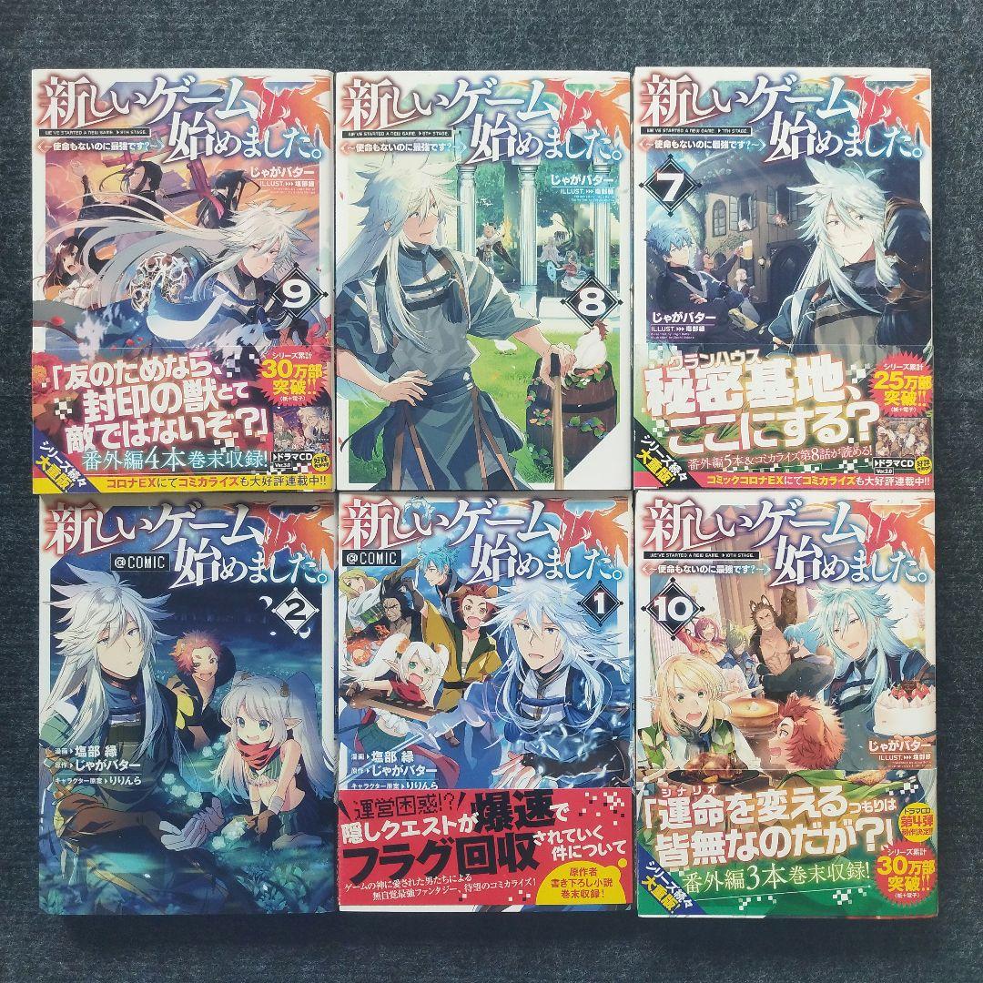 「新しいゲーム始めました。～使命もないのに最強です?～」小説＆コミック 全12冊