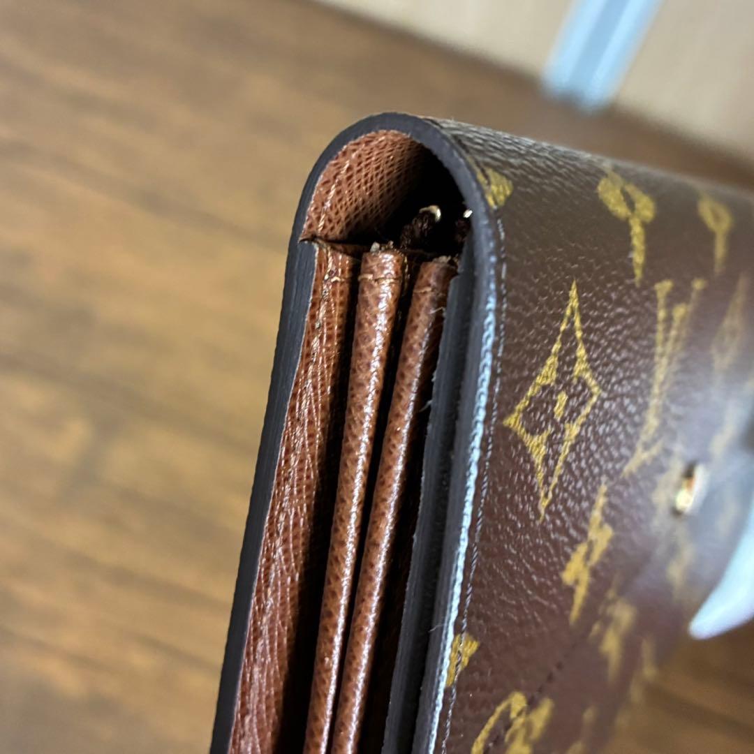 【美品】LOUIS VUITTON 長財布 ポルトフォイユ サラ モノグラム
