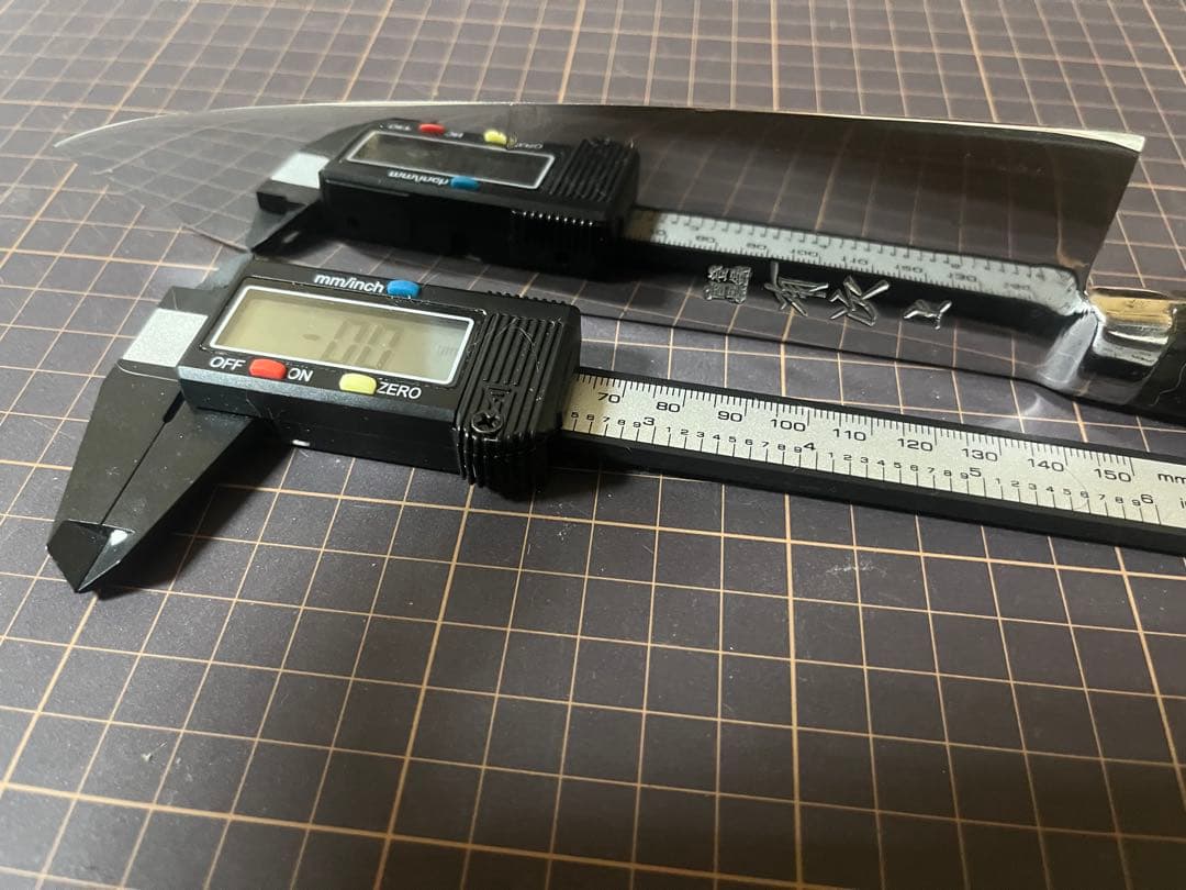IWC有次 上 京都特製 三徳包丁 刃渡り18cm 超鏡面 全鋼 包丁