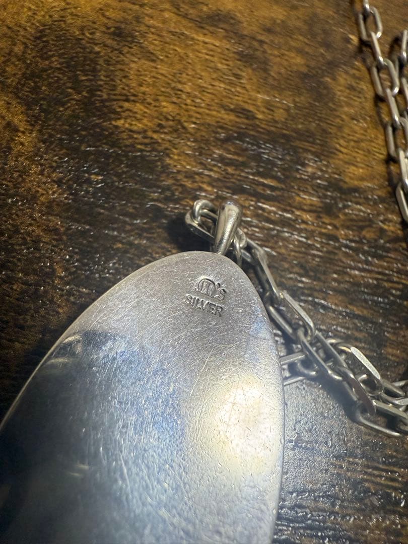 エムズコレクション シルバー Silver ターコイズ？ ネックレス