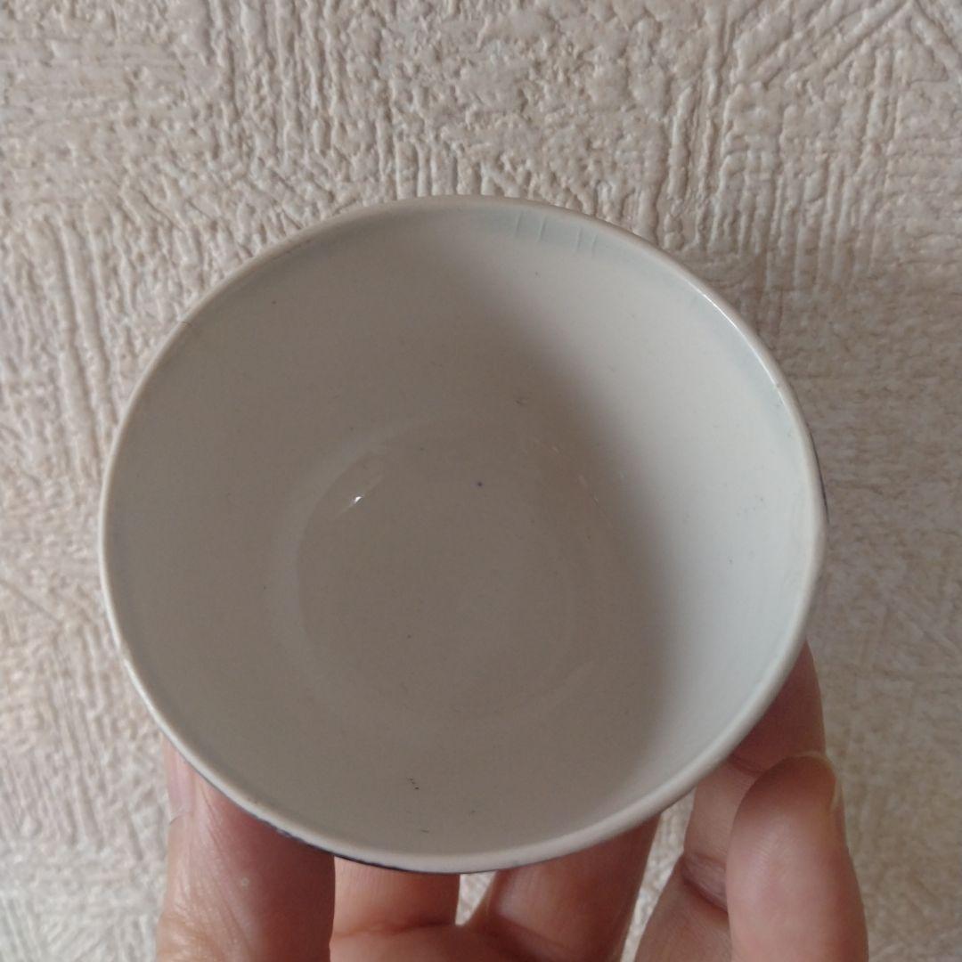 銅板転写カップ中国古玩シノワズリ酒器猪口