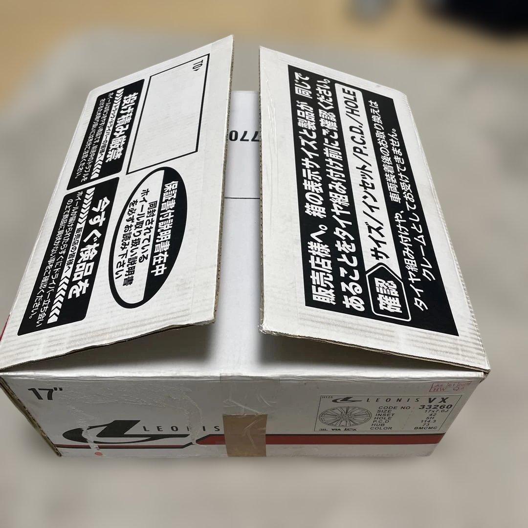 17インチ LEONIS VX17×7.0J 5穴 PCD114.3