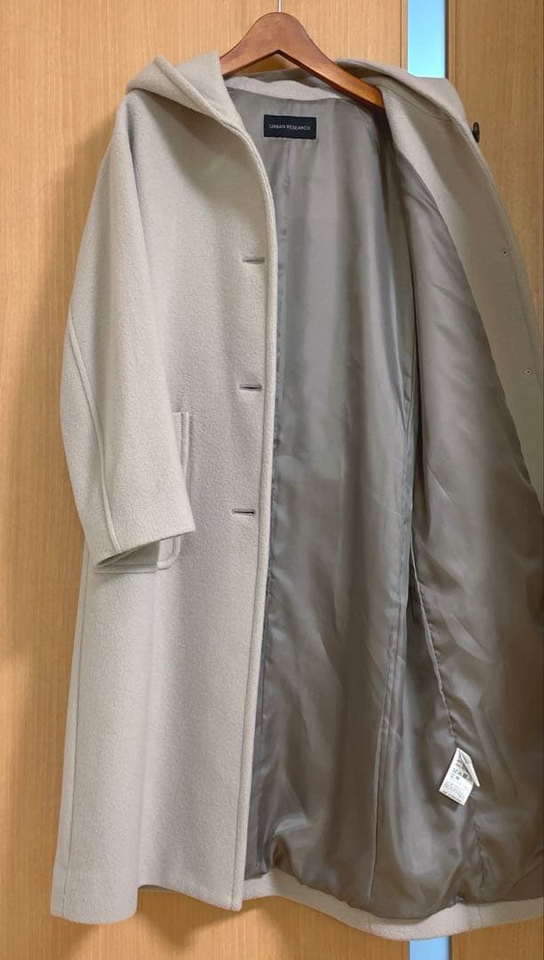 ☆美品☆アーバンリサーチ 定価20,900円 オーバーフードコートフリーサイズ
