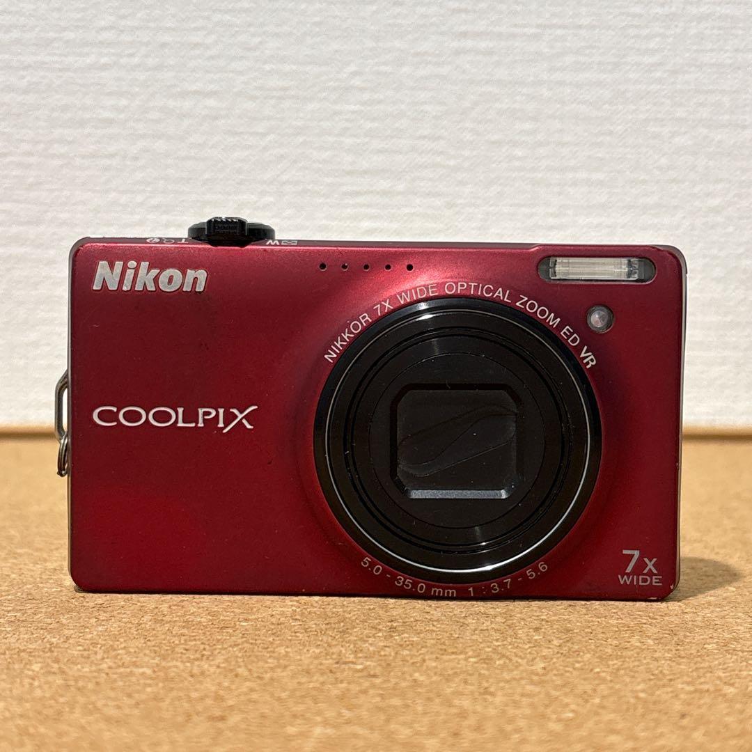 実写美⭕️訳あり【動作確認済】Nikon COOLPIX S6000 デジカメ