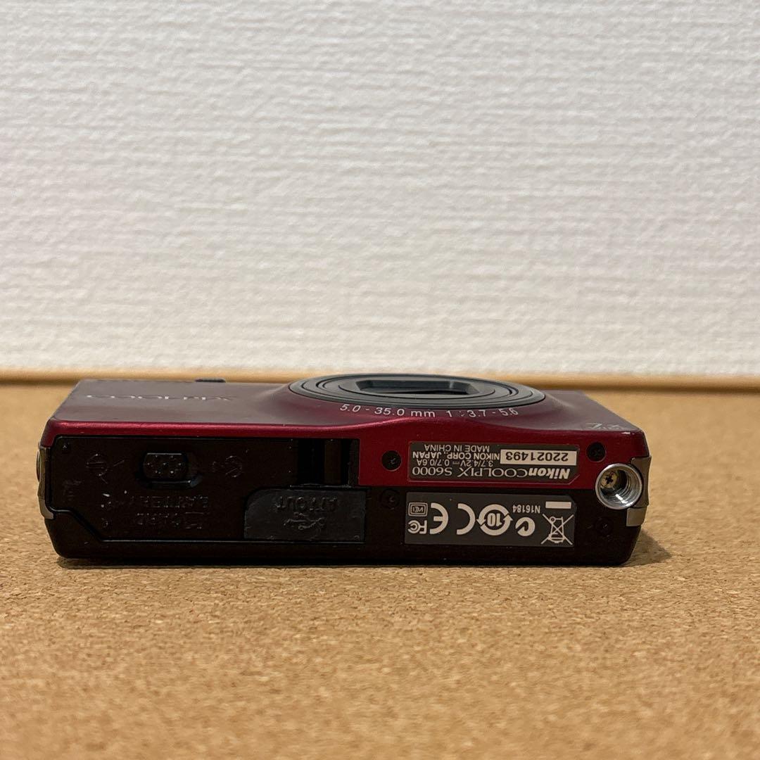 実写美⭕️訳あり【動作確認済】Nikon COOLPIX S6000 デジカメ