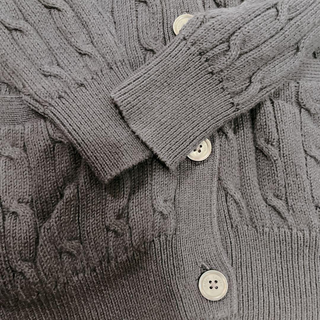 Polo Ralph Lauren ネイビー Vネックカーディガン M