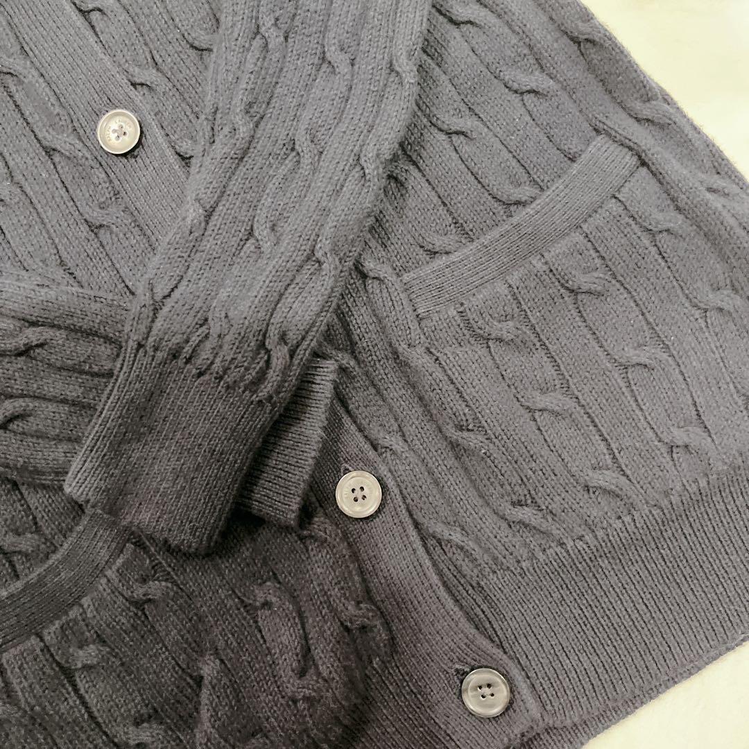 Polo Ralph Lauren ネイビー Vネックカーディガン M