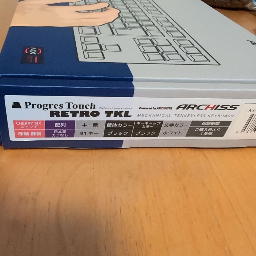 Progres Touch RETRO TKL メカニカルキーボード 赤軸静音