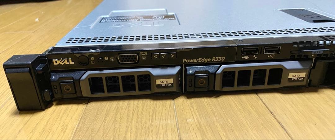Dell R330 サーバー Xeon/24GB/2TB iDRAC付 2PSU