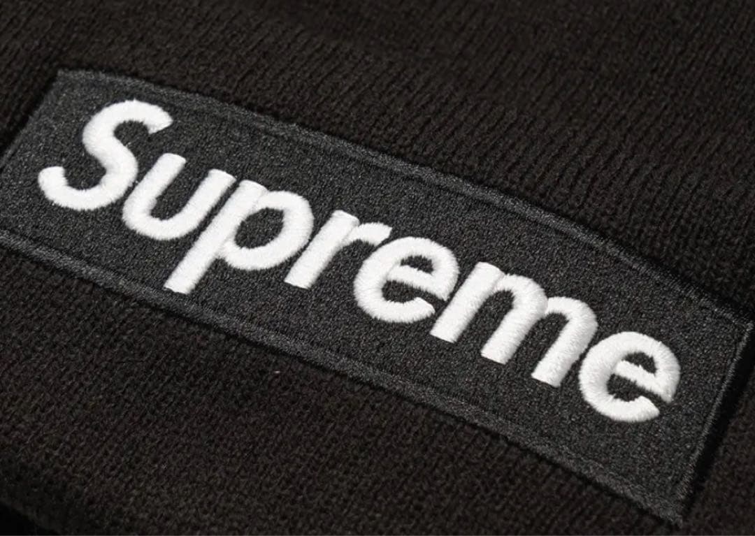 帽子 Supreme New Era Box Logo Beanie \"Black\"