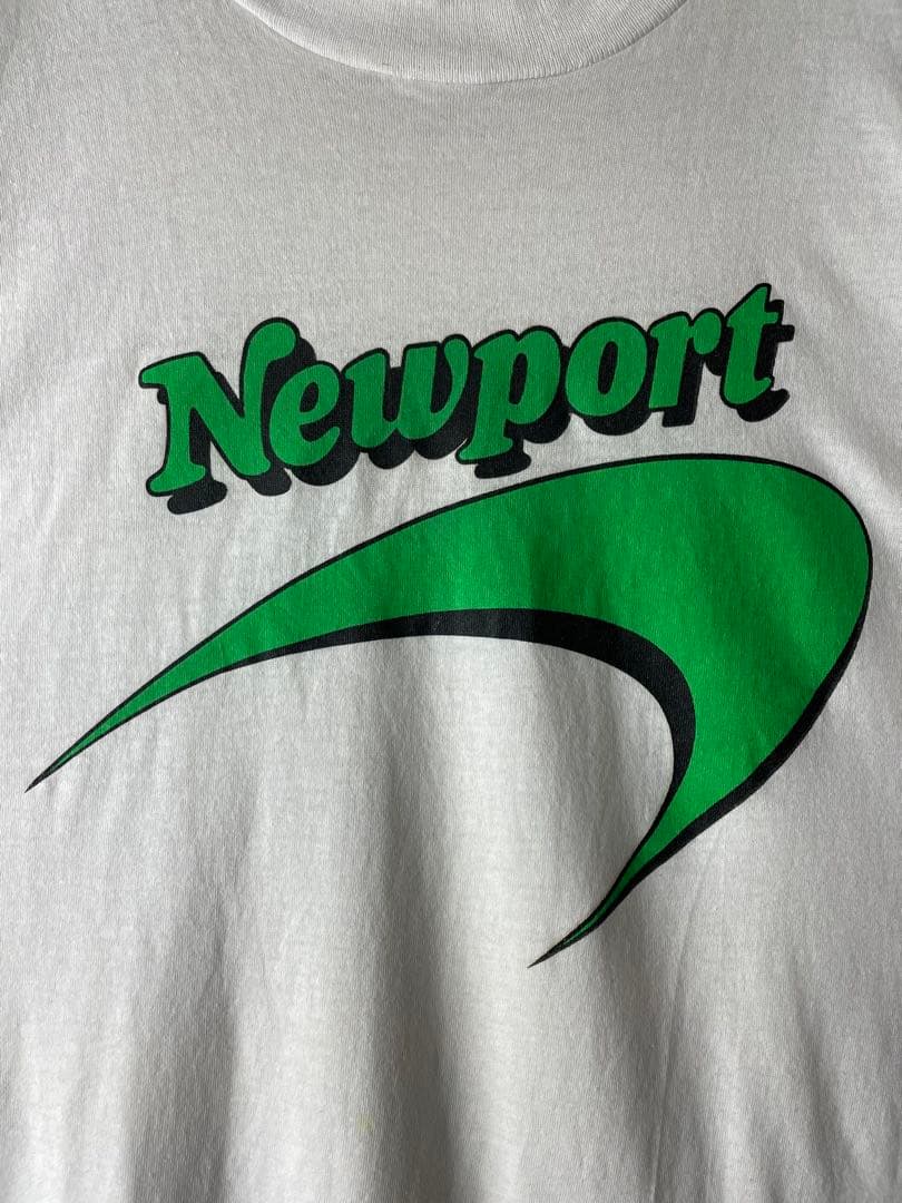 90s USA製　ニューポート Newport 企業ロゴtシャツ　野村訓一　XL