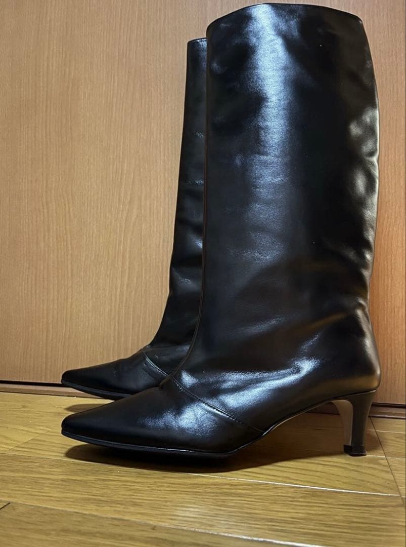 Spick&span×ESCARLATAエスカラータロングブーツ38/24.5