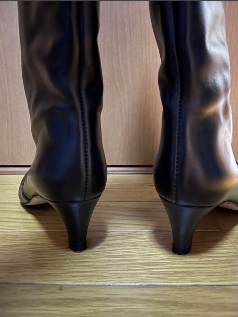 Spick&span×ESCARLATAエスカラータロングブーツ38/24.5