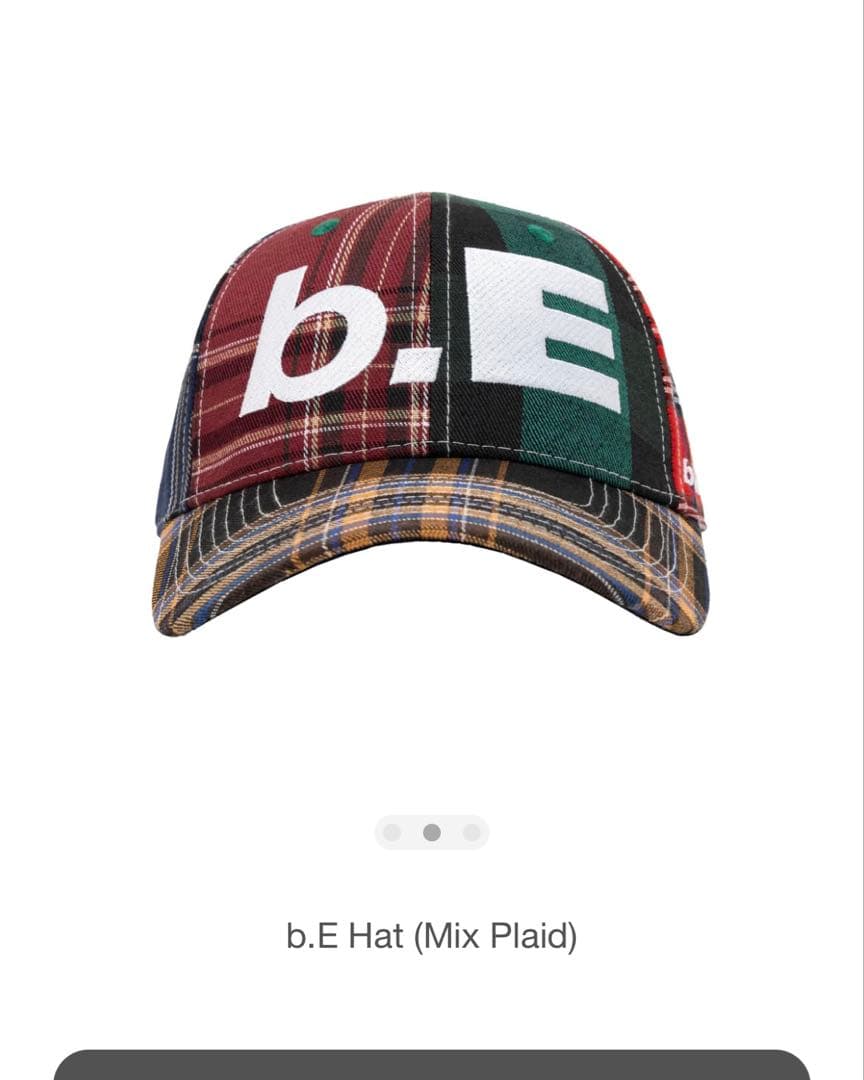 帽子 b.Eautiful Hat (Mix Plaid)