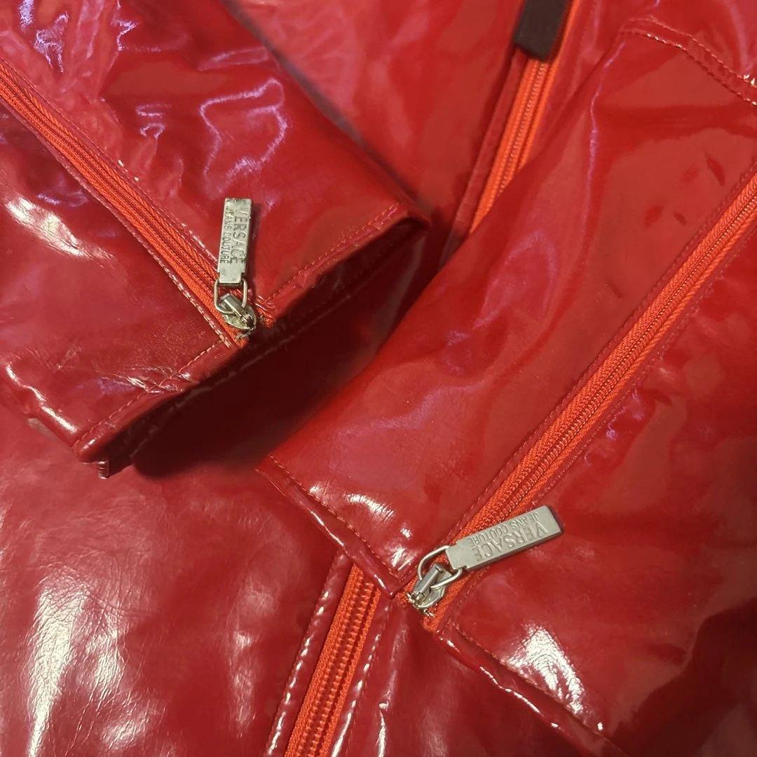 VERSACE ヴェルサーチ ジャケット スイングトップ L 赤 メデューサ