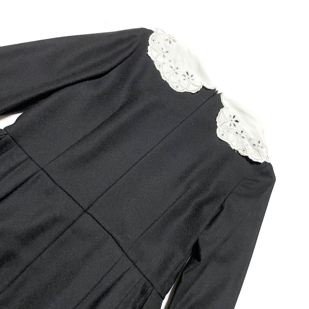 JaneMarpleピューリタンカラー　レース襟　ワンピース　ロリータ　ブラック