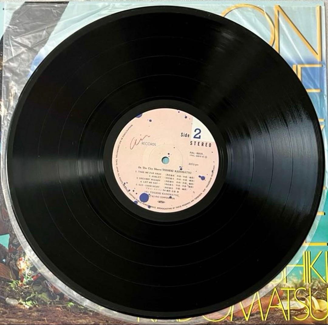 角松敏生 ON THE CITY SHORE レコード LP アナログ盤
